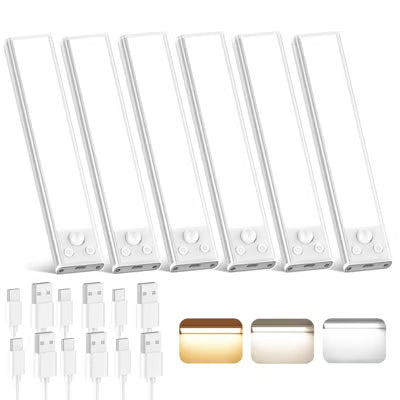 🍗Thanksgiving Sale 40% OFF⏰🔥 Ptyalial™ Under Cabinet Lights,76LED Motion Sensor Night Light Indoor