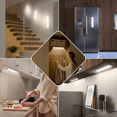 🍗Thanksgiving Sale 40% OFF⏰🔥 Ptyalial™ Under Cabinet Lights,76LED Motion Sensor Night Light Indoor