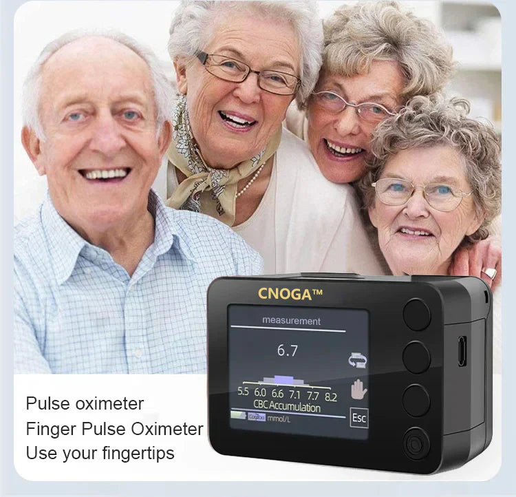 CNOGA™ Advanced Non-Invasive Glucose Monitor-99.9% Accuracy + Exclusive Gift ✅TGA Approved