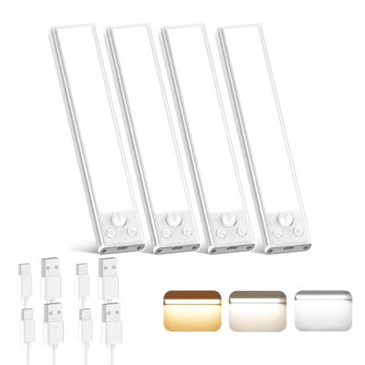 🍗Thanksgiving Sale 40% OFF⏰🔥 Ptyalial™ Under Cabinet Lights,76LED Motion Sensor Night Light Indoor