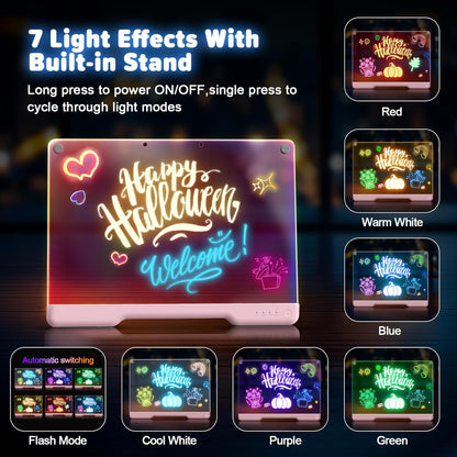 🎅The perfect gift for this Christmas🎁Ptyalial® Creative Rewritable Acrylic LED Message Board 🎨